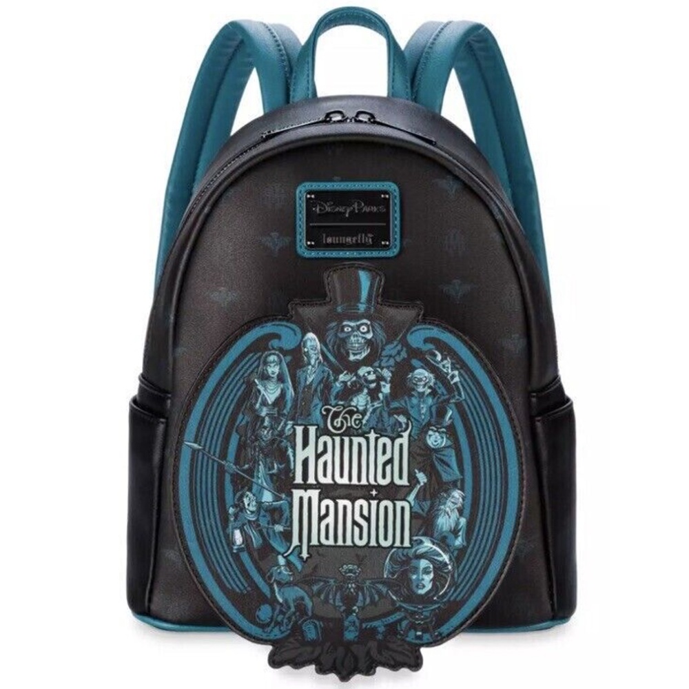 Disney Parks 2022 Haunted Mansion Glow-in-the-Dark Loungefly Mini Backpack - NEW